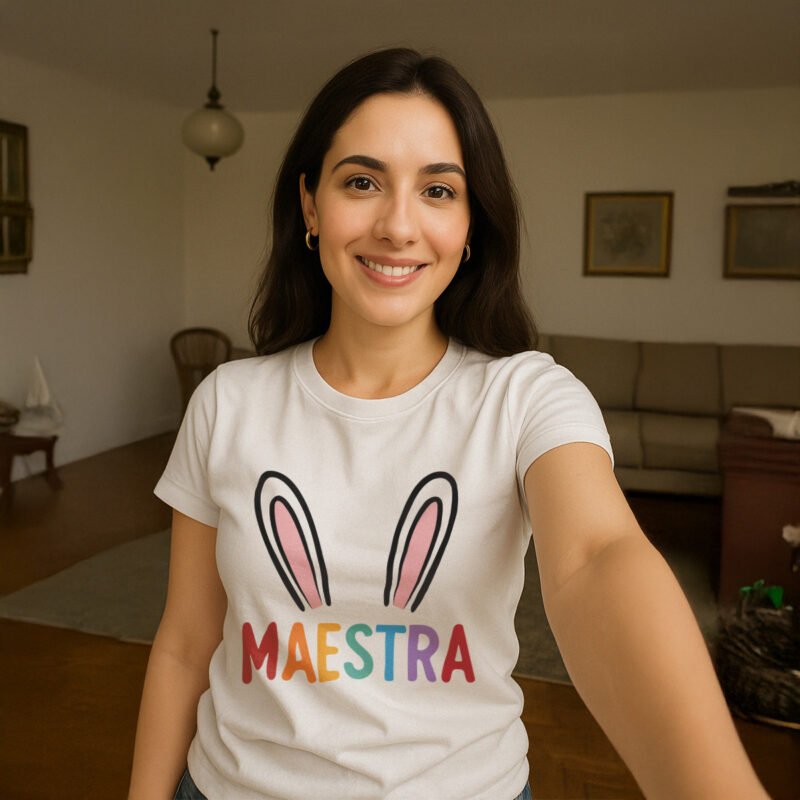 polo maestra estilo conejo